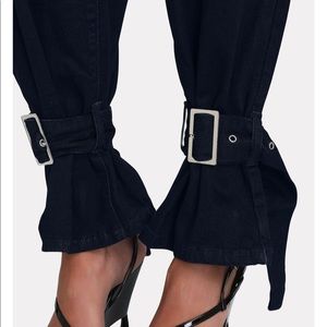 Paperbag Ankle Buckle Jeans